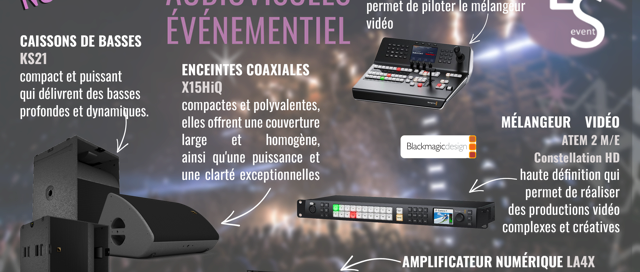 nouveaux équipements audiovisuels événementiels